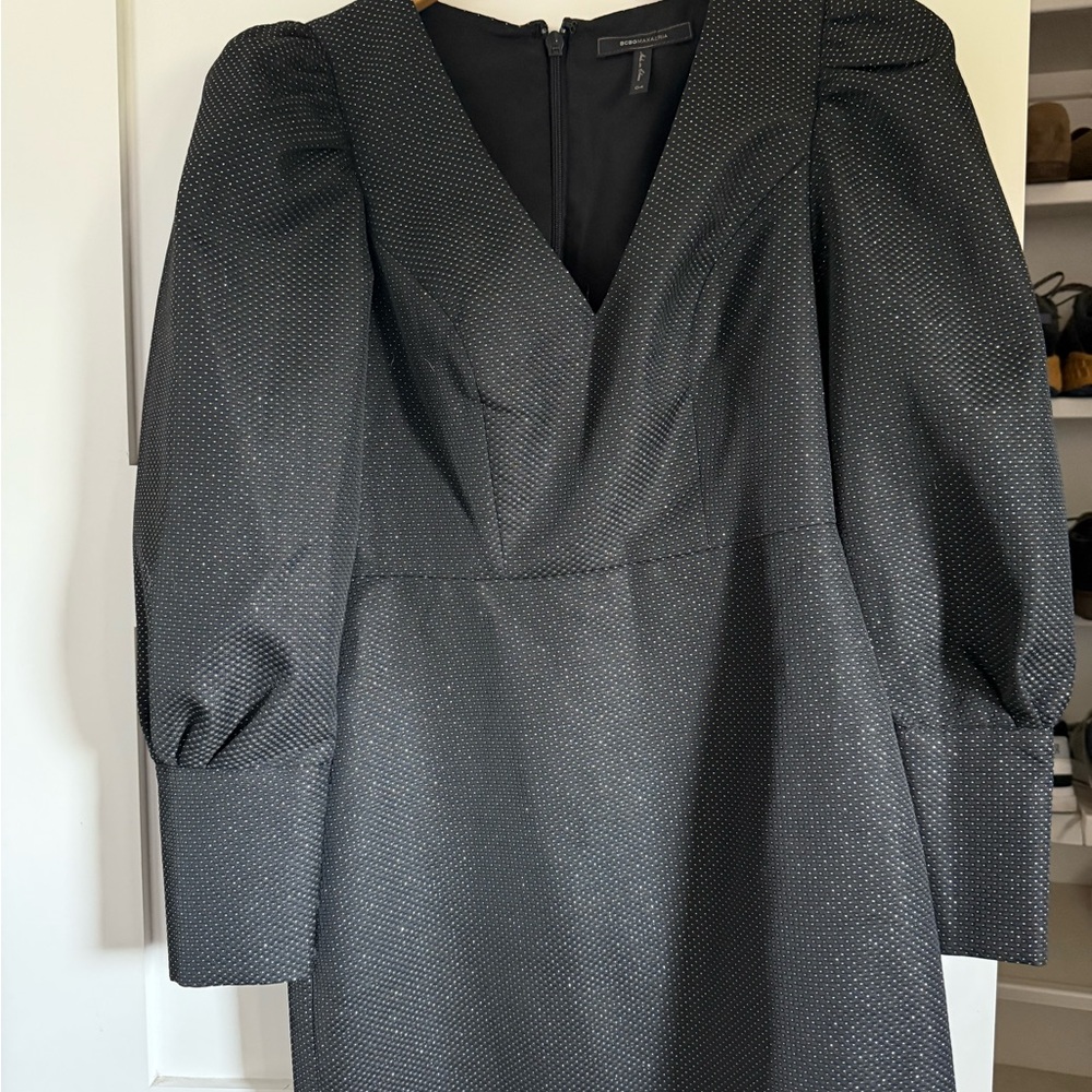 BCBGMaxAzria Black Long Sleeve Dress NWOT